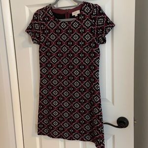 Maroon Loft Shift Dress